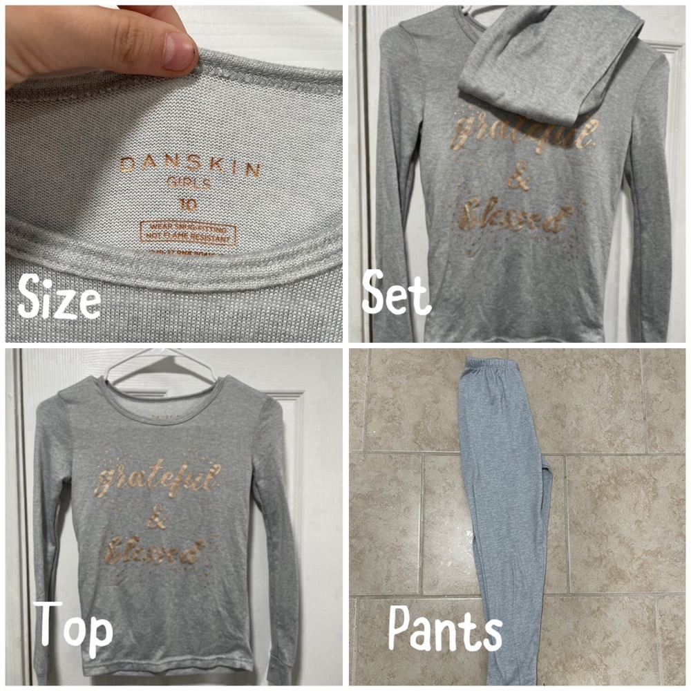 Matching pj,daily wear, creamy gold gray color!